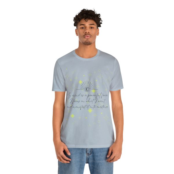 My Mind is a Powerful Force Manifesting Quote Unisex Jersey Short Sleeve Tee - Image 20