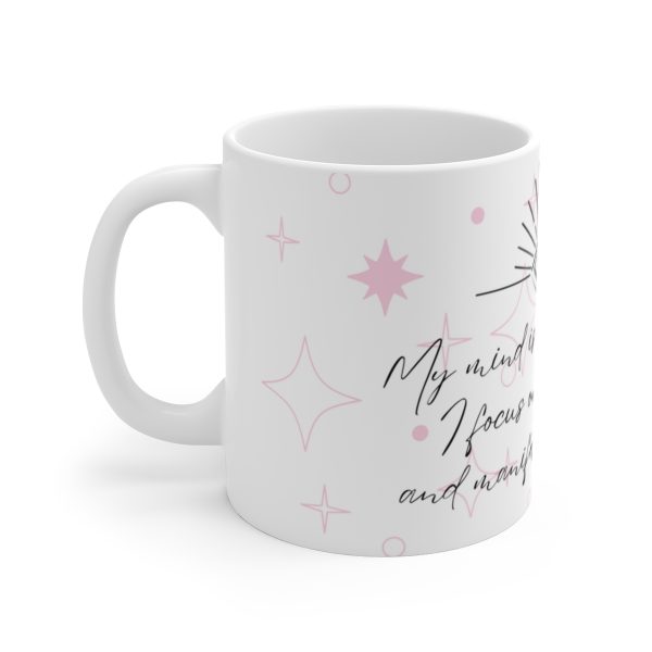 My Mind is a Powerful Force with Stars Ceramic Mug 11oz - Image 2