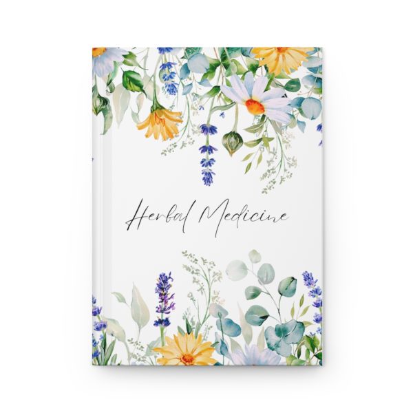 Wildflower Herbal Medicine Hardcover Journal, 150 lined Pages - Image 2